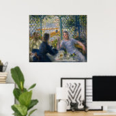 The Rower's Lunch van Pierre-Auguste Renoir Poster (Thuiskantoor)