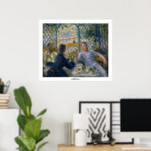 The Rower's Lunch van Pierre-Auguste Renoir Poster (Thuiskantoor)