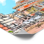 The Royal Albert Hall London Poster (Hoek)