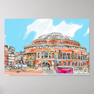 The Royal Albert Hall London Poster
