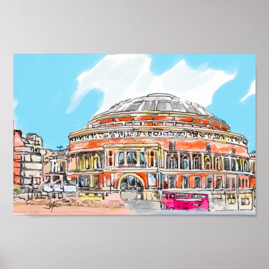 The Royal Albert Hall London Poster (Voorkant)