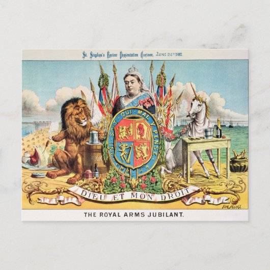 The Royal Arms Jubilant Briefkaart (Voorkant)