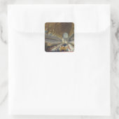 The Royal Banquet, First Course, van een albumcel Vierkante Sticker (Tas)
