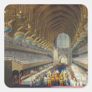 The Royal Banquet, First Course, van een albumcel Vierkante Sticker