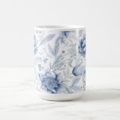 The Royal Blue Porcelain Floral Pattern Vol.1 Koffiemok (Center)