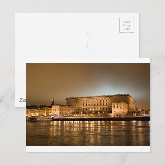 The Royal Castle, Stockholm Zweden Briefkaart (Voorkant / Achterkant)