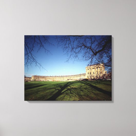 The Royal Crescent, 1767-75 Canvas Afdruk (Voorkant)