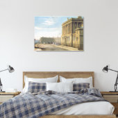 The Royal Crescent, Bath 1820 Canvas Afdruk (Insitu (Slaapkamer))