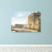 The Royal Crescent, Bath 1820 Canvas Afdruk (Insitu (Houten vloer))