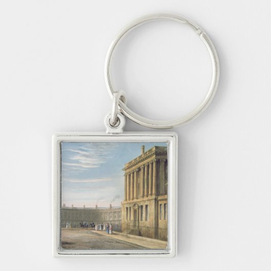 The Royal Crescent, Bath 1820 Sleutelhanger (Voorkant)