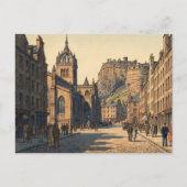 The Royal Mile at Edinburgh J Briefkaart (Voorkant)