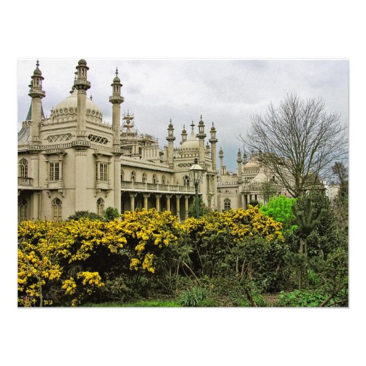 The Royal Pavilion, Brighton (UK) Foto Afdruk (Voorkant)