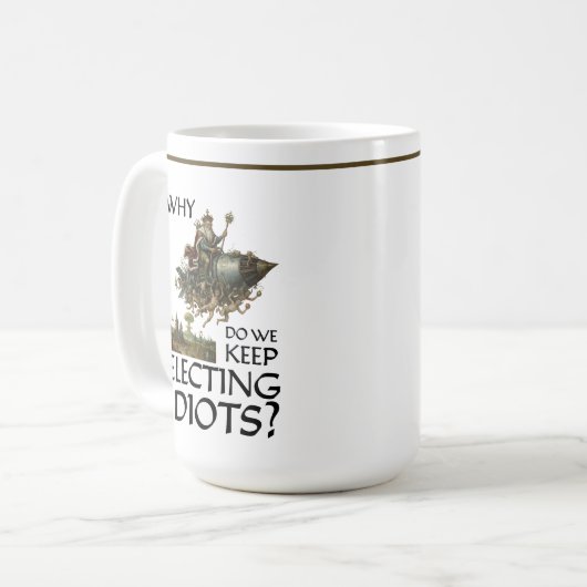The Royal Rocket of Recurring Mistakes: Coffee Mug Koffiemok (Voorkant links)