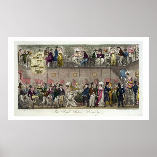 The Royal Saloon, Piccadilly, uit 'The English Sp Poster (Voorkant)