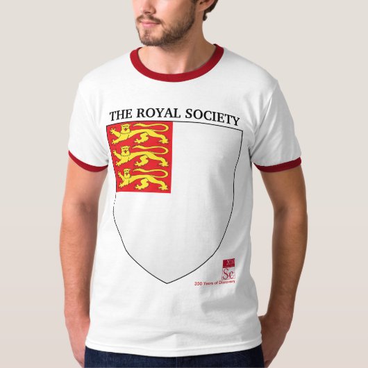 The Royal Society 350th Jubileum (niet-officieel) T-shirt (Voorkant)
