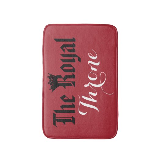 "The Royal Throne" Bath Mat (Voorkant Verticaal)