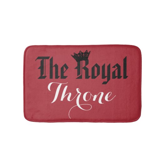"The Royal Throne" Bath Mat (Voorkant)