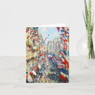 The Rue Montorgueil, Paris, Festival of June Kaart