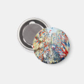 The Rue Montorgueil, Paris, Festival of June Magneet (Voorkant / Achterkant)