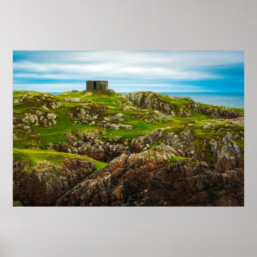 The Rugged Sentinel of the Celtic Coast Poster (Voorkant)