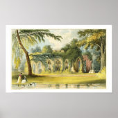 The Ruins, Frogmore, 1828 (kleurenlitho) Poster (Voorkant)