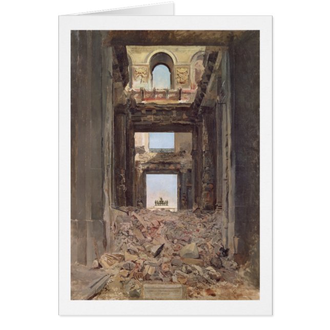 The Ruins of the Tuileries, 1871 (Voorkant)