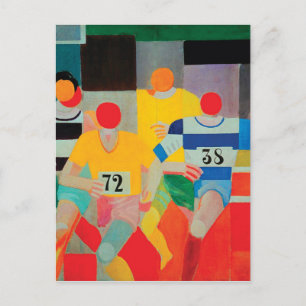 The Runners van Robert Delaunay Briefkaart