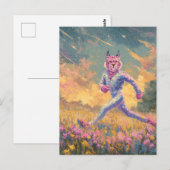 The Running Bobcat Briefkaart (Voorkant / Achterkant)