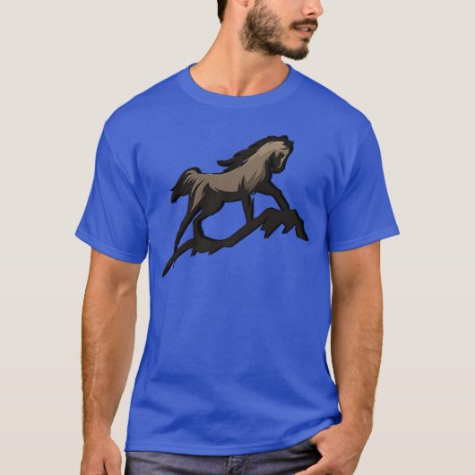 THE RUNNING HORSE family T-shirt (Voorkant)