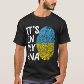 The_s in My DNA Ukraine T-shirt Ukraine Ukraine fl (Voorkant)