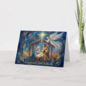 The Sacred Arrival Christmas Card Kaart (Voorkant)