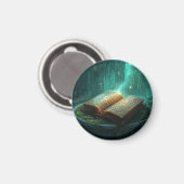 The Sacred Book of Moss and Magic Magneet (Voorkant / Achterkant)