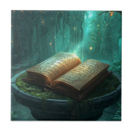 The Sacred Book of Moss and Magic Tegeltje