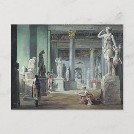 The Salle des Saisons at the Louvre, c. 1802 Briefkaart (Voorkant)