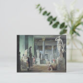 The Salle des Saisons at the Louvre, c. 1802 Briefkaart (Staand voorkant)