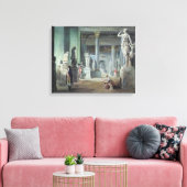 The Salle des Saisons at the Louvre, c. 1802 Canvas Afdruk (Insitu (Woonkamer))