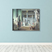 The Salle des Saisons at the Louvre, c. 1802 Canvas Afdruk (Insitu (Houten vloer))