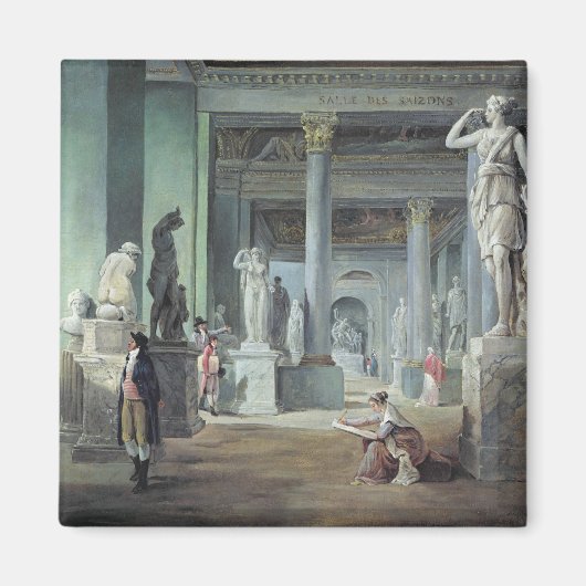 The Salle des Saisons at the Louvre, c. 1802 Magneet (Voorkant)