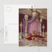 The Salle du Trone in Palace door Edwin Foley Briefkaart (Voorkant / Achterkant)