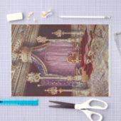 The Salle du Trone in Palace door Edwin Foley Tissuepapier (Craft)