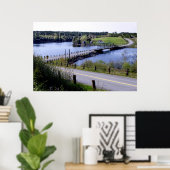 The Salmon River Bridge, Guysborough Co., N.S. Poster (Thuiskantoor)