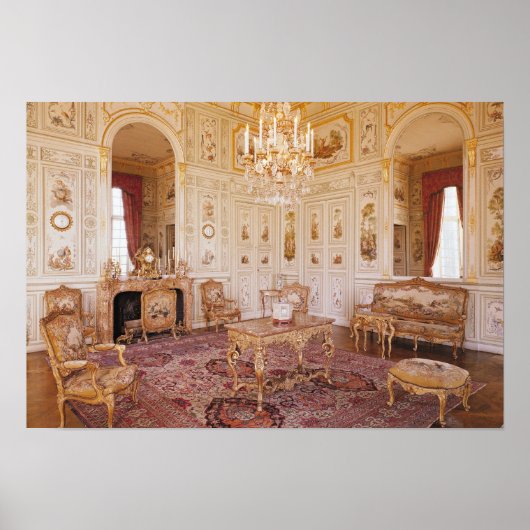 The Salon Chinois, c.1740 Poster (Voorkant)