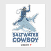 The Saltwater Cowboy Sticker (Vel)