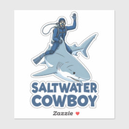 The Saltwater Cowboy Sticker