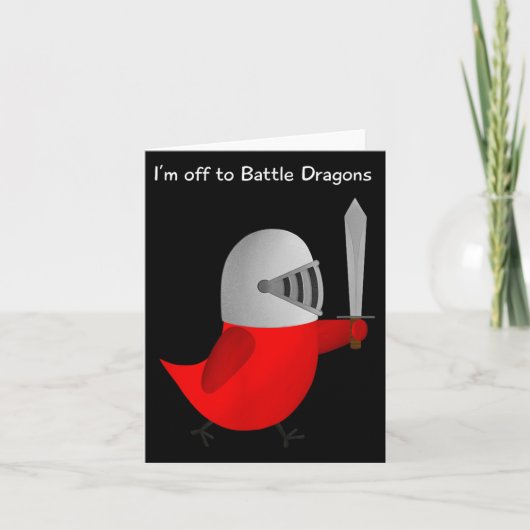 The Sammy Bird - I'm Off To Battle Dragons  Kaart (Voorkant)