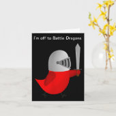 The Sammy Bird - I'm Off To Battle Dragons  Kaart (Gele Bloem)