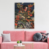 The samurai warriors Tadanori and Noritsune Canvas Afdruk (Insitu (Woonkamer))