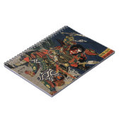 The samurai warriors Tadanori and Noritsune Notitieboek (Linkerzijde)