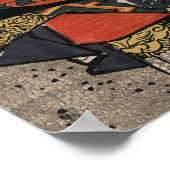 The samurai warriors Tadanori and Noritsune Poster (Hoek)