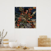 The samurai warriors Tadanori and Noritsune Poster (Keuken)